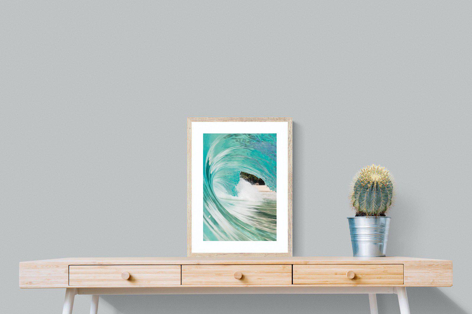 Heart of the Wave-Wall_Art-45 x 60cm-Framed Print-Wood-Pixalot