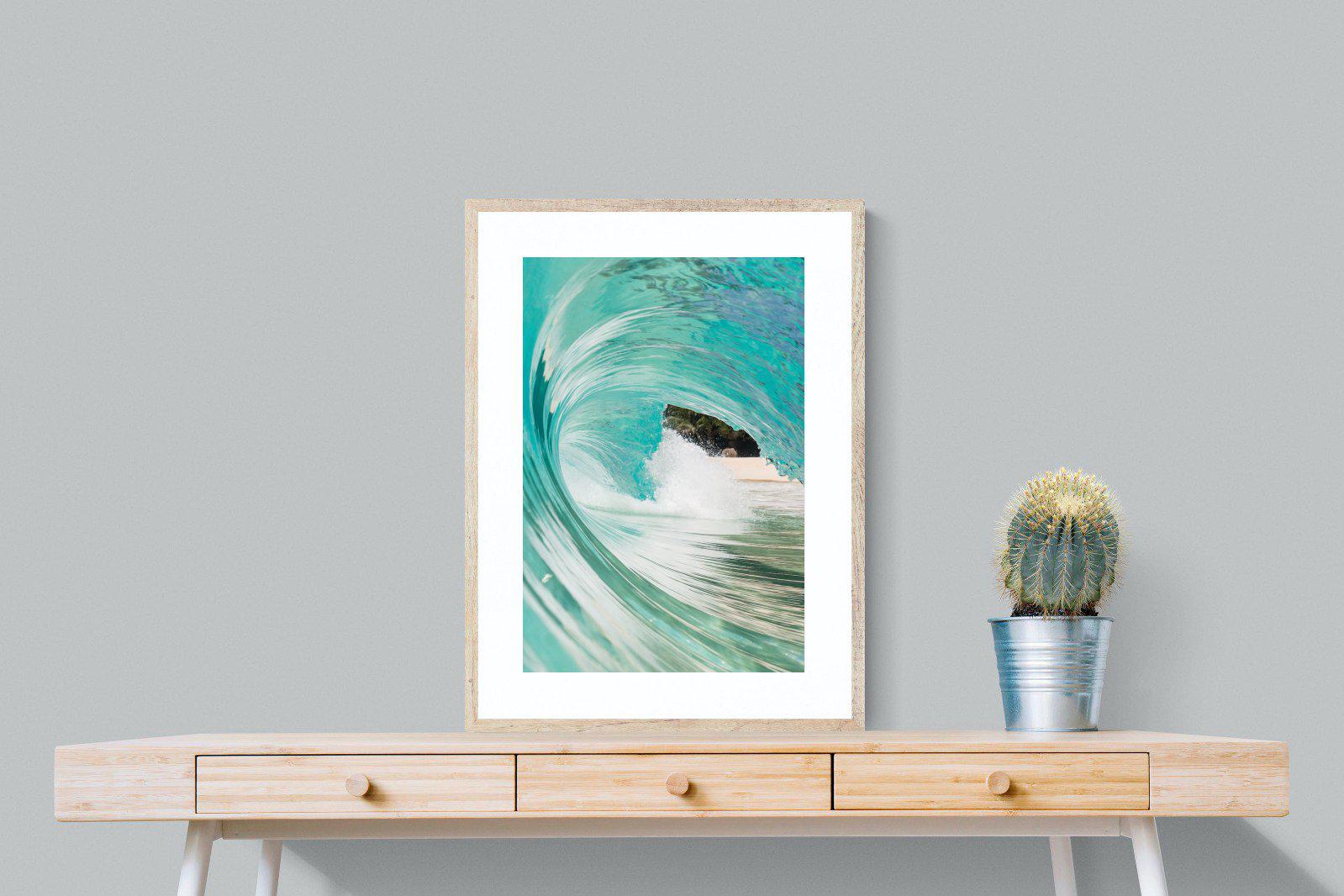 Heart of the Wave-Wall_Art-60 x 80cm-Framed Print-Wood-Pixalot