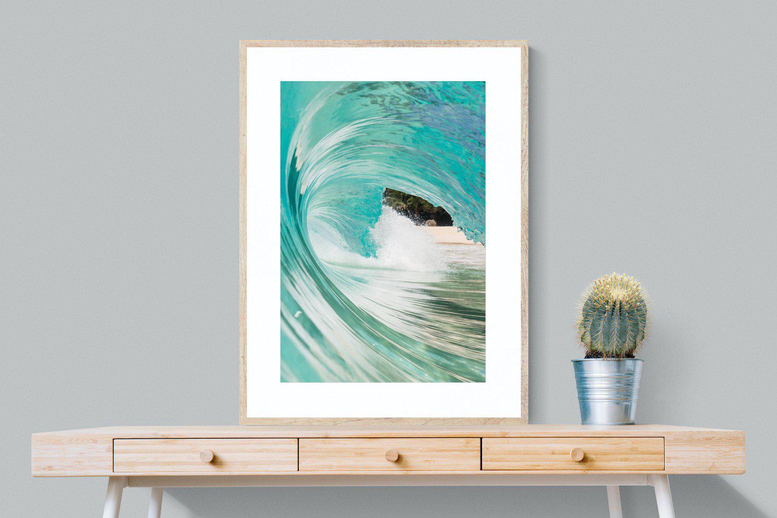 Heart of the Wave-Wall_Art-75 x 100cm-Framed Print-Wood-Pixalot