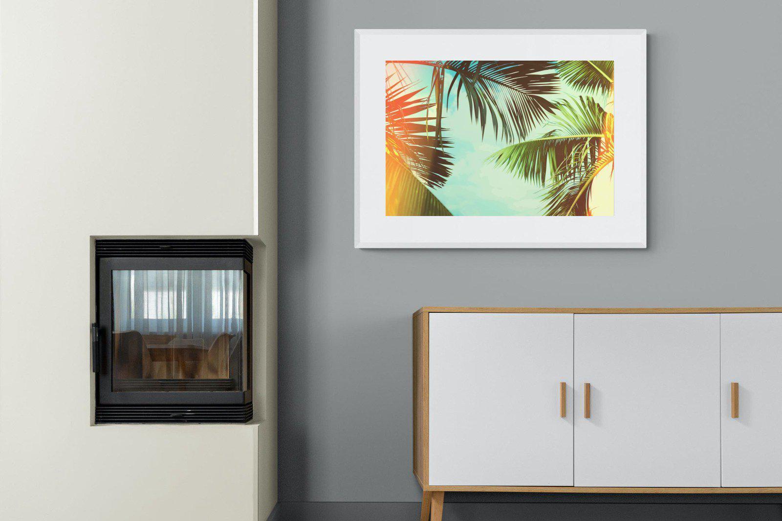 Heat-Wall_Art-100 x 75cm-Framed Print-White-Pixalot