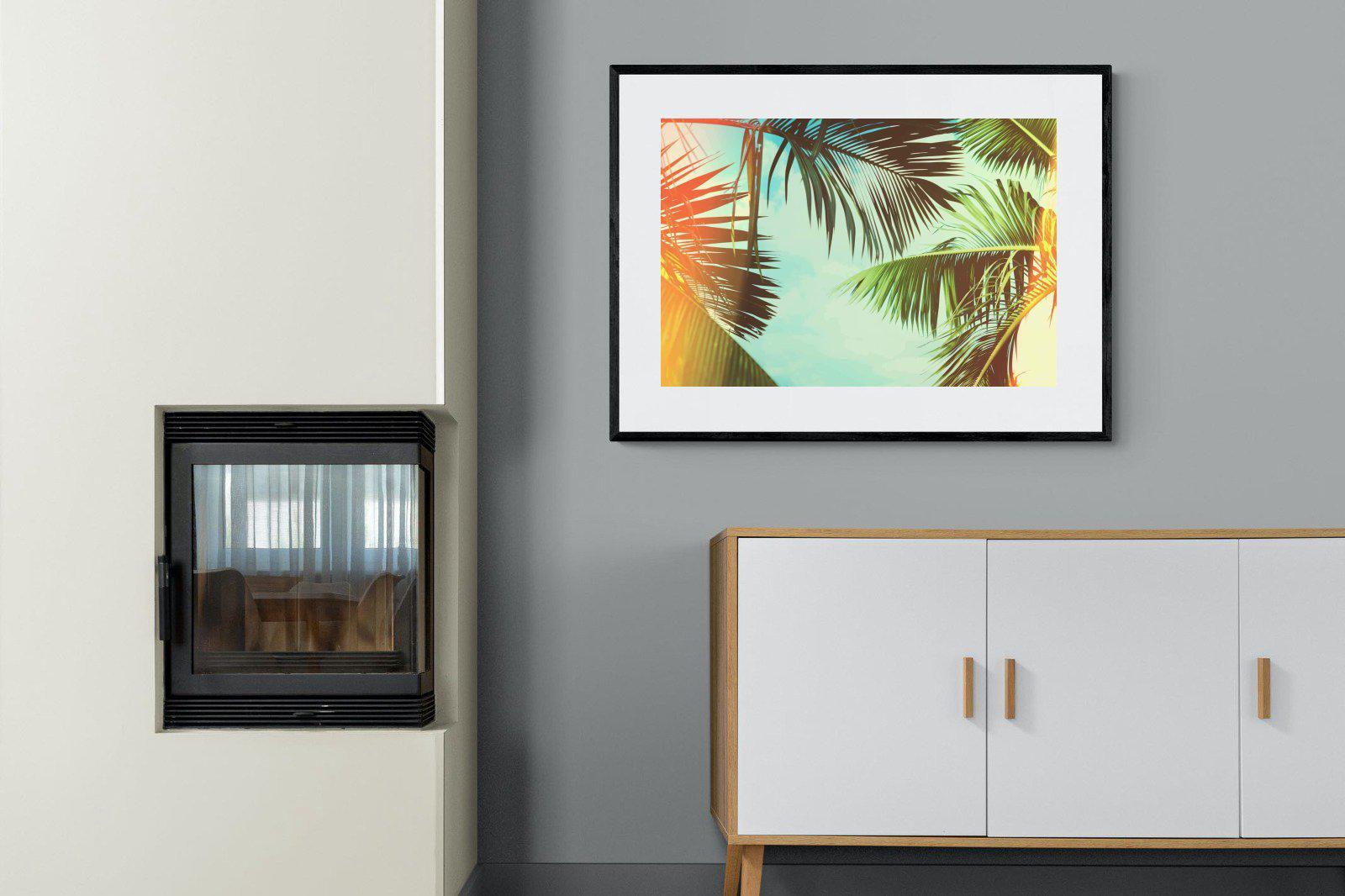 Heat-Wall_Art-100 x 75cm-Framed Print-Black-Pixalot