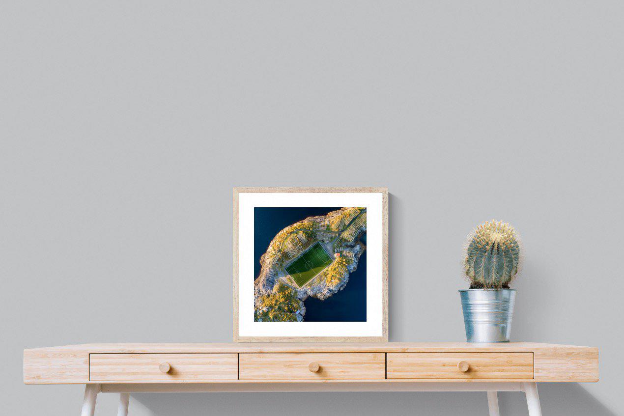 Henningsvaer-Wall_Art-50 x 50cm-Framed Print-Wood-Pixalot