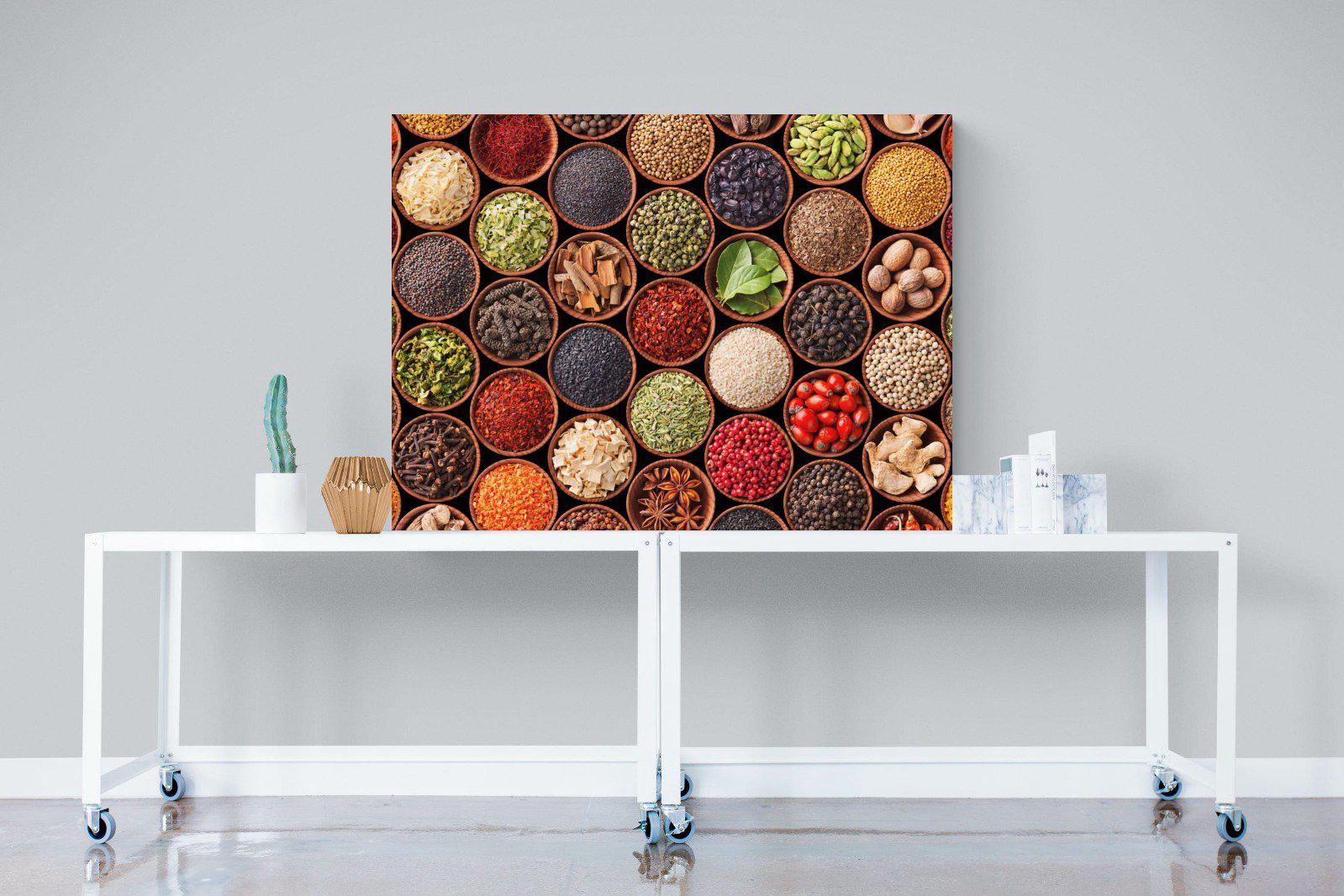 Herbs & Spices-Wall_Art-120 x 90cm-Mounted Canvas-No Frame-Pixalot
