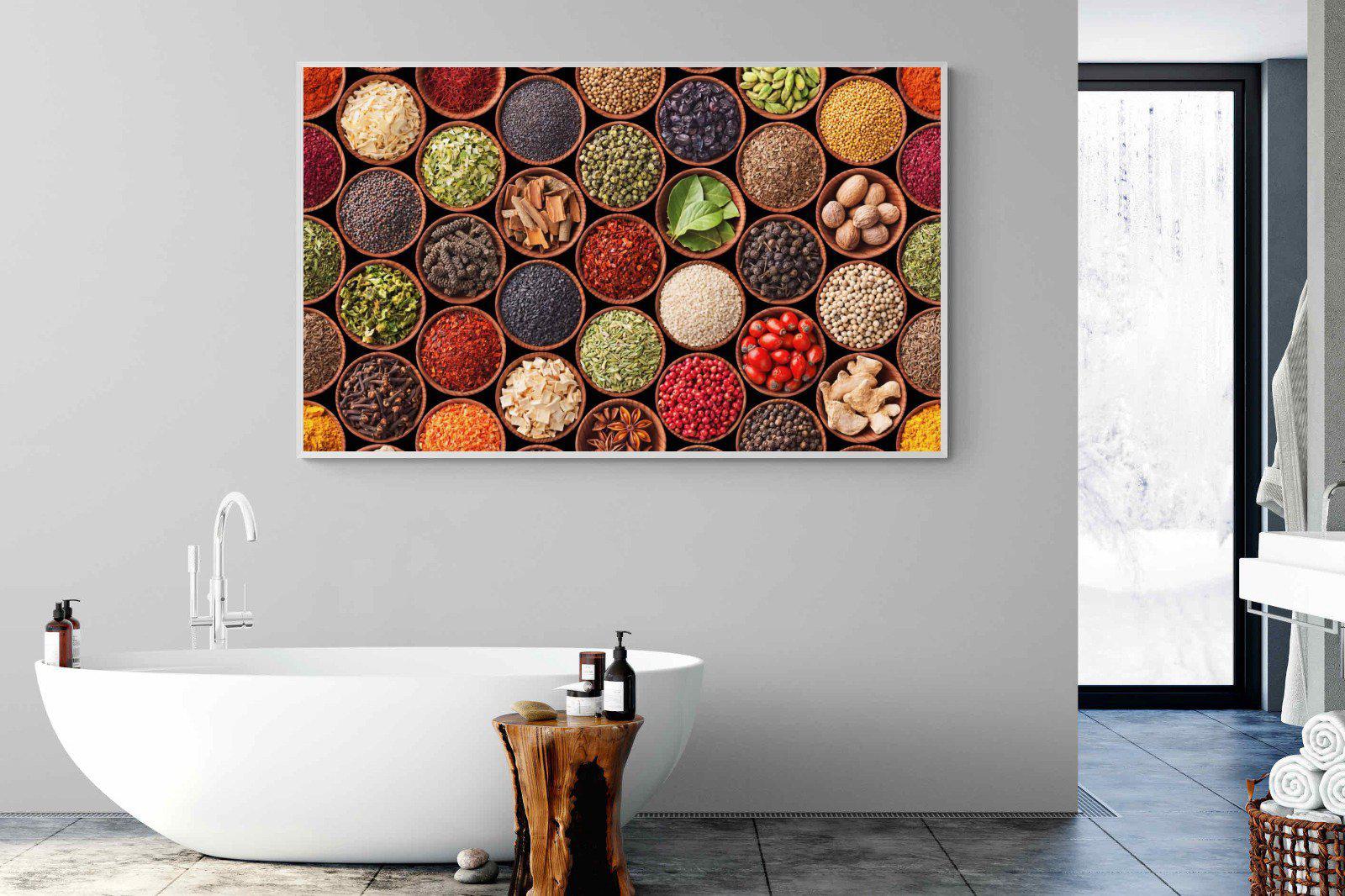 Herbs & Spices-Wall_Art-180 x 110cm-Mounted Canvas-White-Pixalot