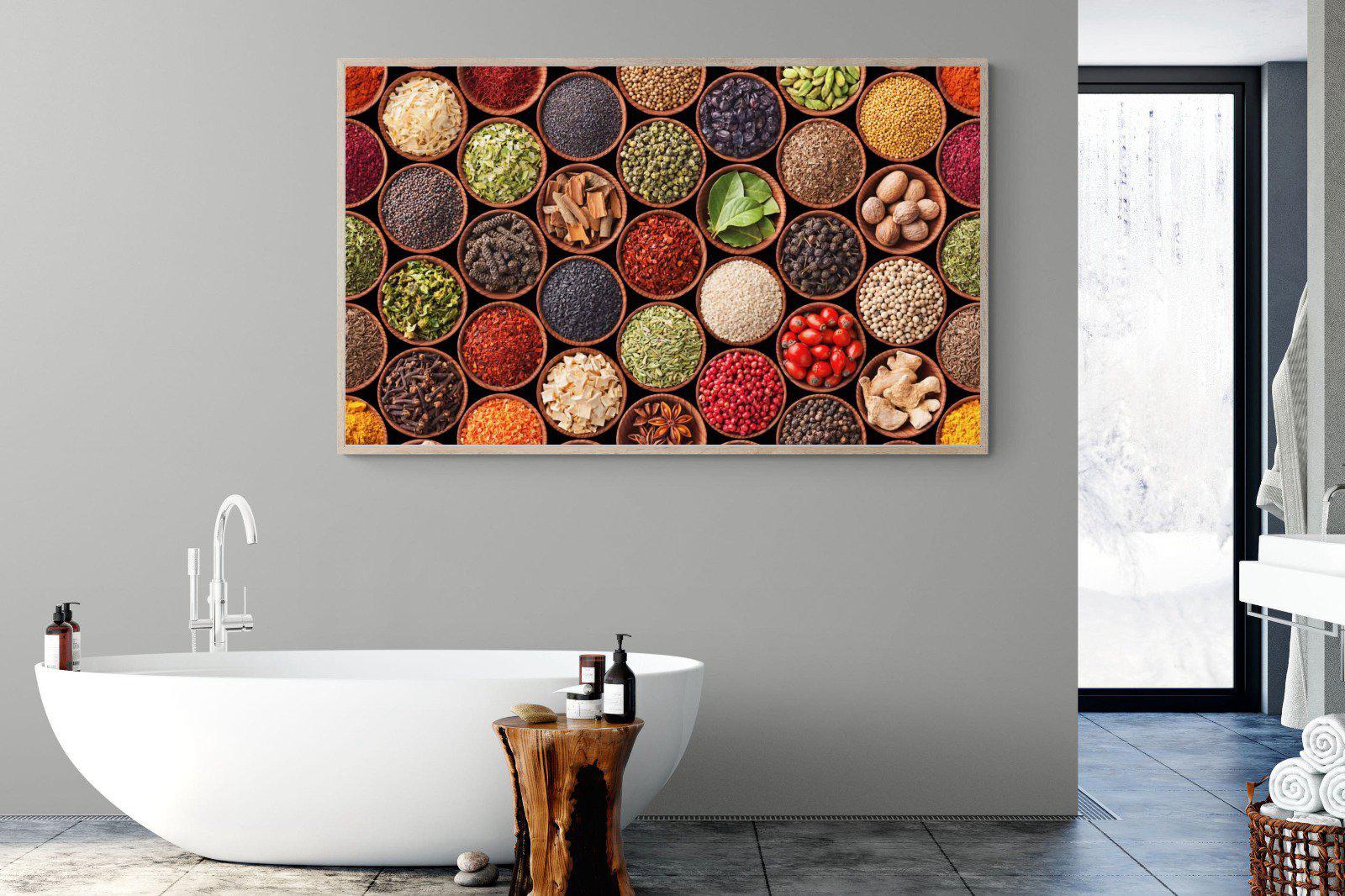 Herbs & Spices-Wall_Art-180 x 110cm-Mounted Canvas-Wood-Pixalot