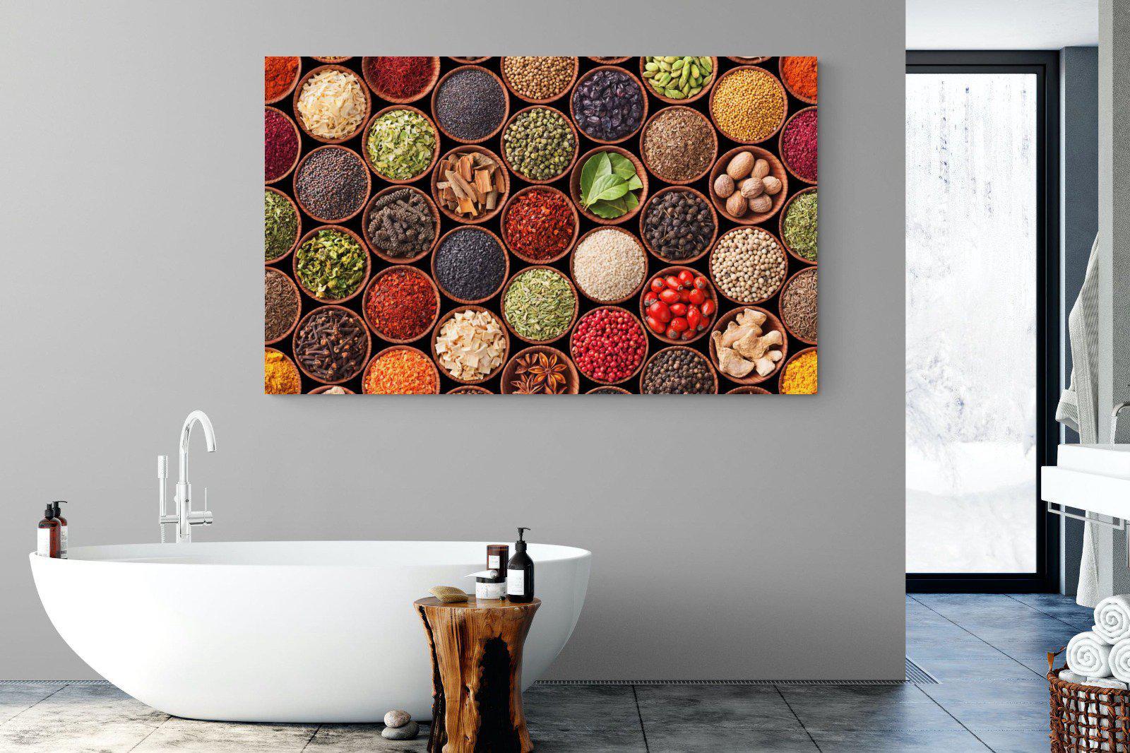 Herbs & Spices-Wall_Art-180 x 110cm-Mounted Canvas-No Frame-Pixalot