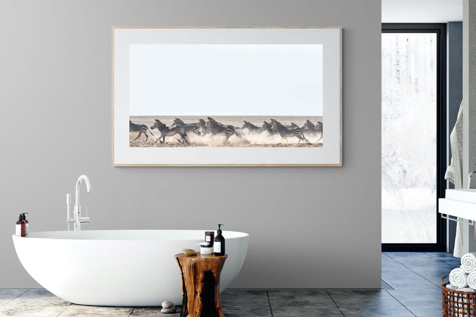 Herd Sprint-Wall_Art-180 x 110cm-Framed Print-Wood-Pixalot