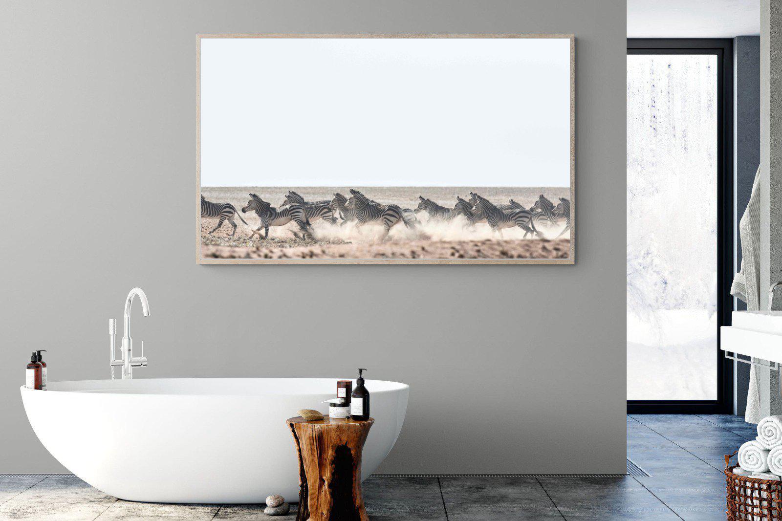 Herd Sprint-Wall_Art-180 x 110cm-Mounted Canvas-Wood-Pixalot