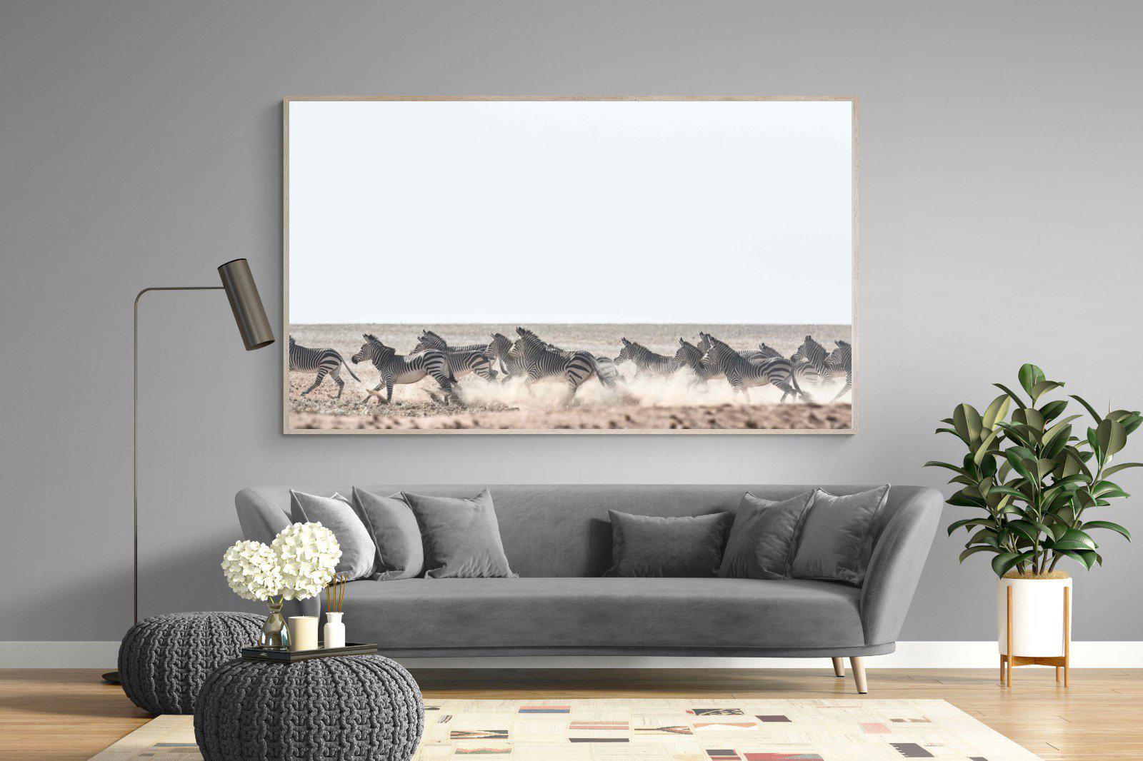 Herd Sprint-Wall_Art-220 x 130cm-Mounted Canvas-Wood-Pixalot