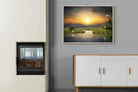 Heron Shed-Wall_Art-100 x 75cm-Mounted Canvas-Wood-Pixalot
