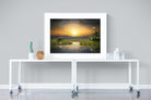 Heron Shed-Wall_Art-120 x 90cm-Framed Print-White-Pixalot