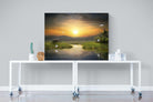 Heron Shed-Wall_Art-120 x 90cm-Mounted Canvas-No Frame-Pixalot
