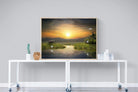 Heron Shed-Wall_Art-120 x 90cm-Mounted Canvas-Wood-Pixalot