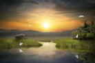 Heron Shed-Wall_Art-Pixalot