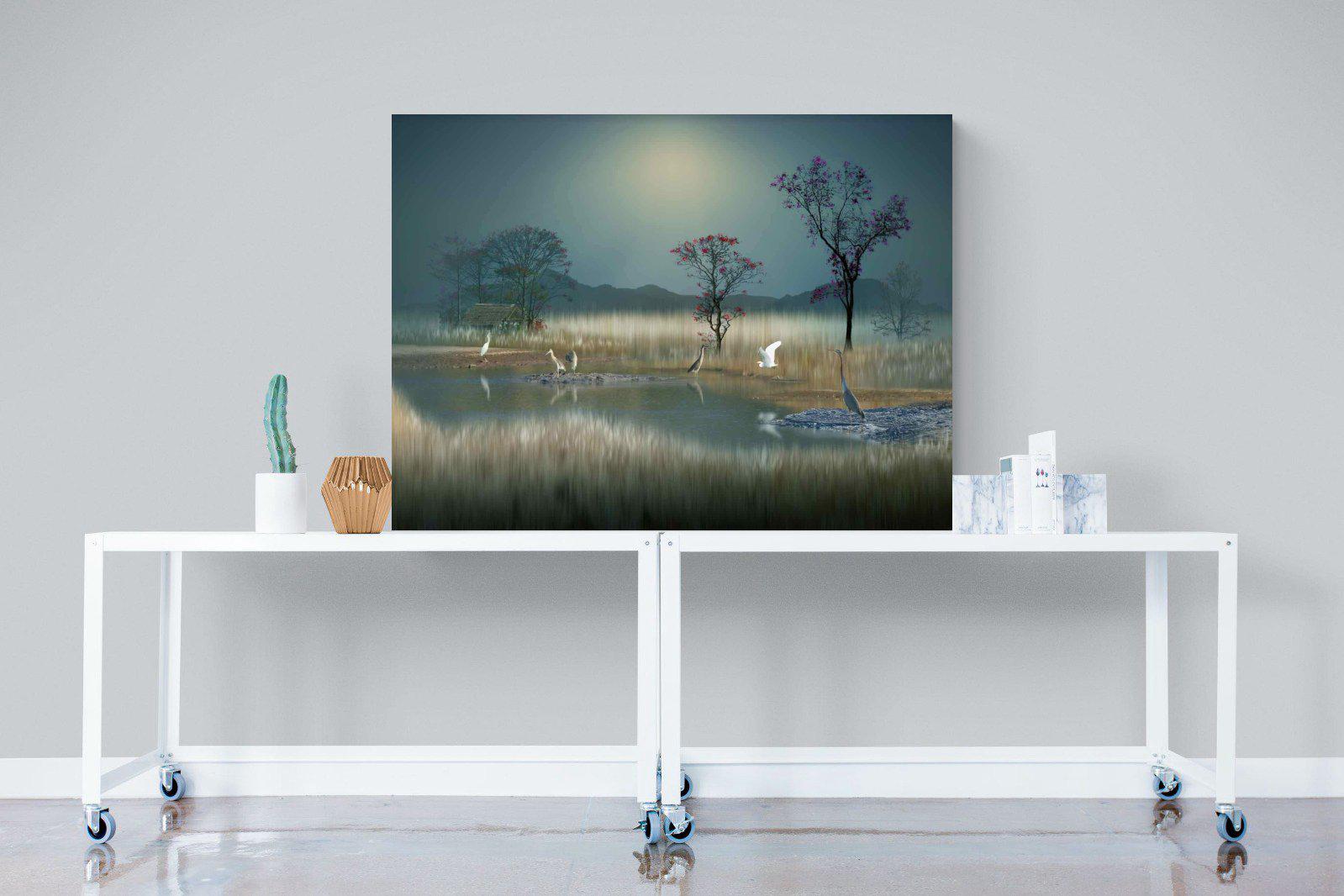 Hidden Calm-Wall_Art-120 x 90cm-Mounted Canvas-No Frame-Pixalot