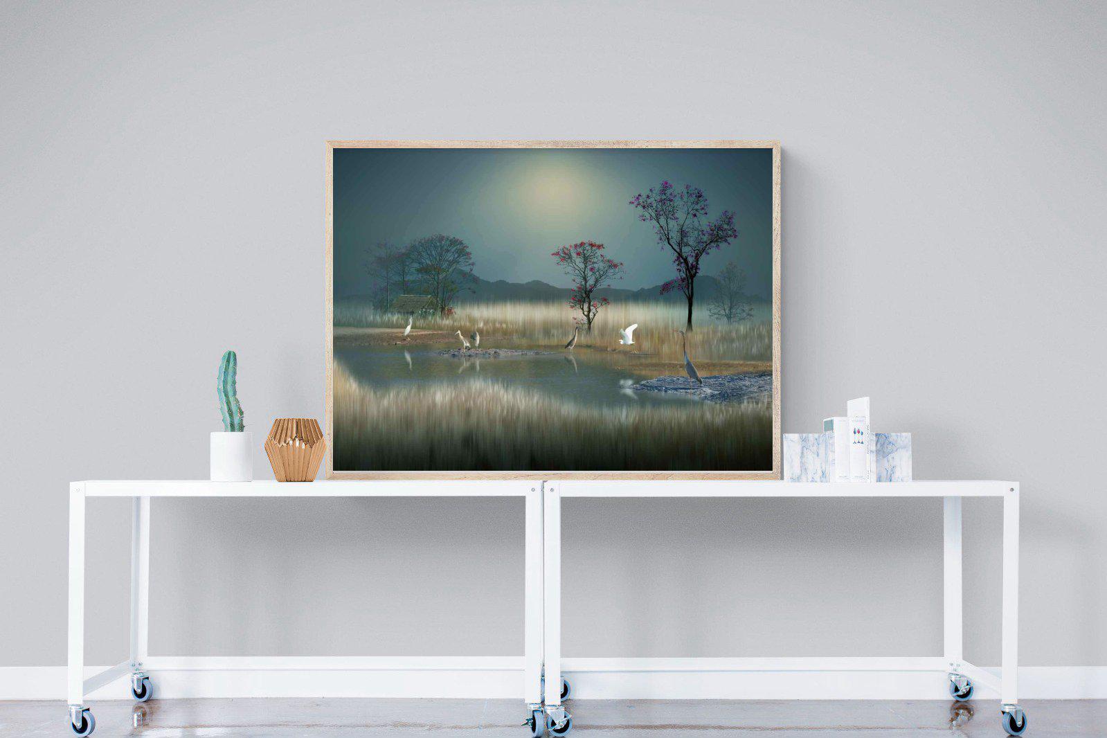 Hidden Calm-Wall_Art-120 x 90cm-Mounted Canvas-Wood-Pixalot