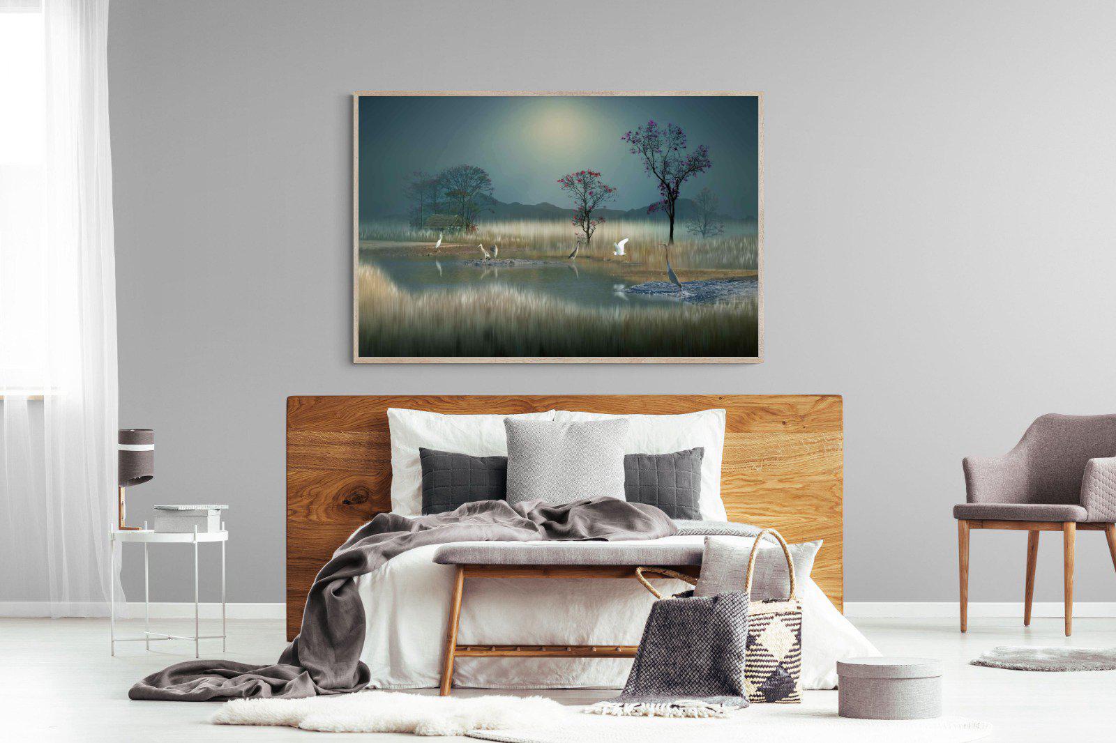 Hidden Calm-Wall_Art-150 x 100cm-Mounted Canvas-Wood-Pixalot