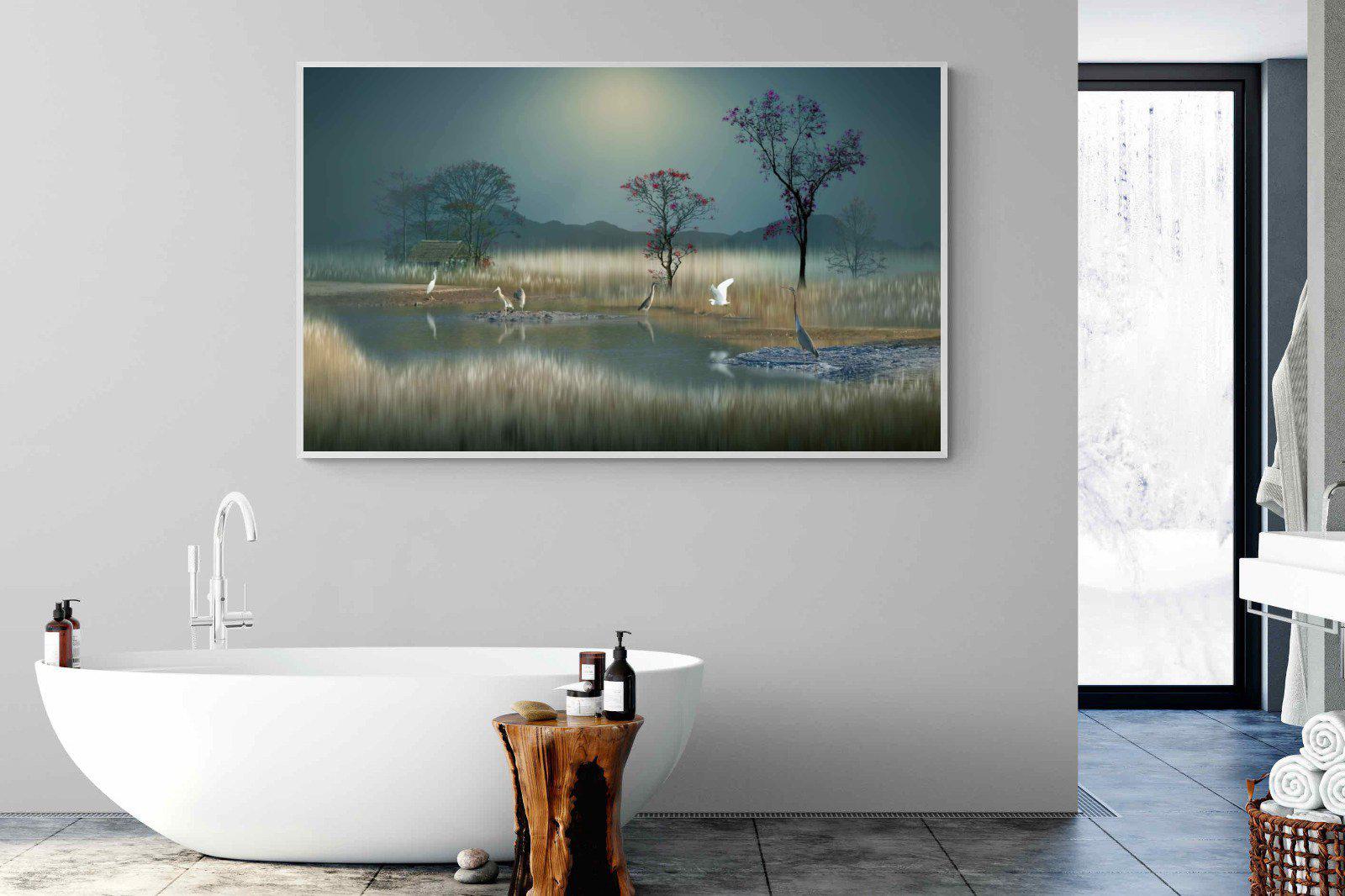 Hidden Calm-Wall_Art-180 x 110cm-Mounted Canvas-White-Pixalot