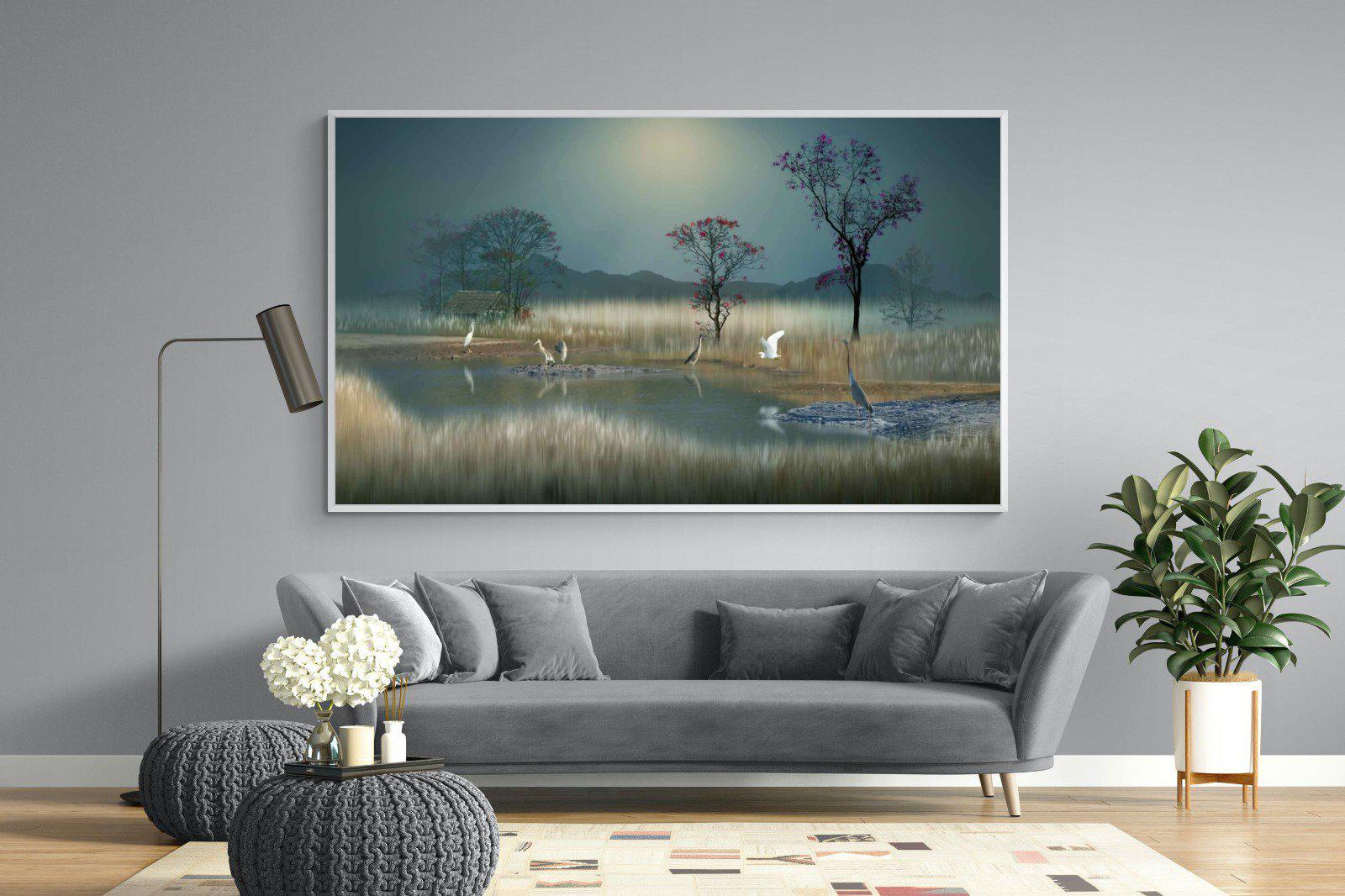 Hidden Calm-Wall_Art-220 x 130cm-Mounted Canvas-White-Pixalot