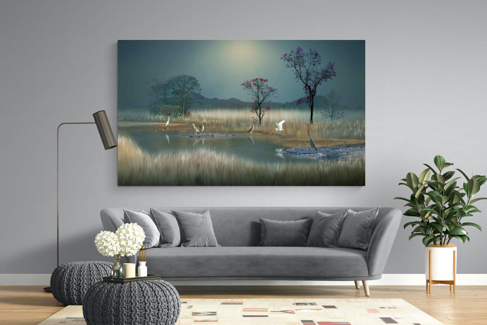 Hidden Calm-Wall_Art-220 x 130cm-Mounted Canvas-No Frame-Pixalot