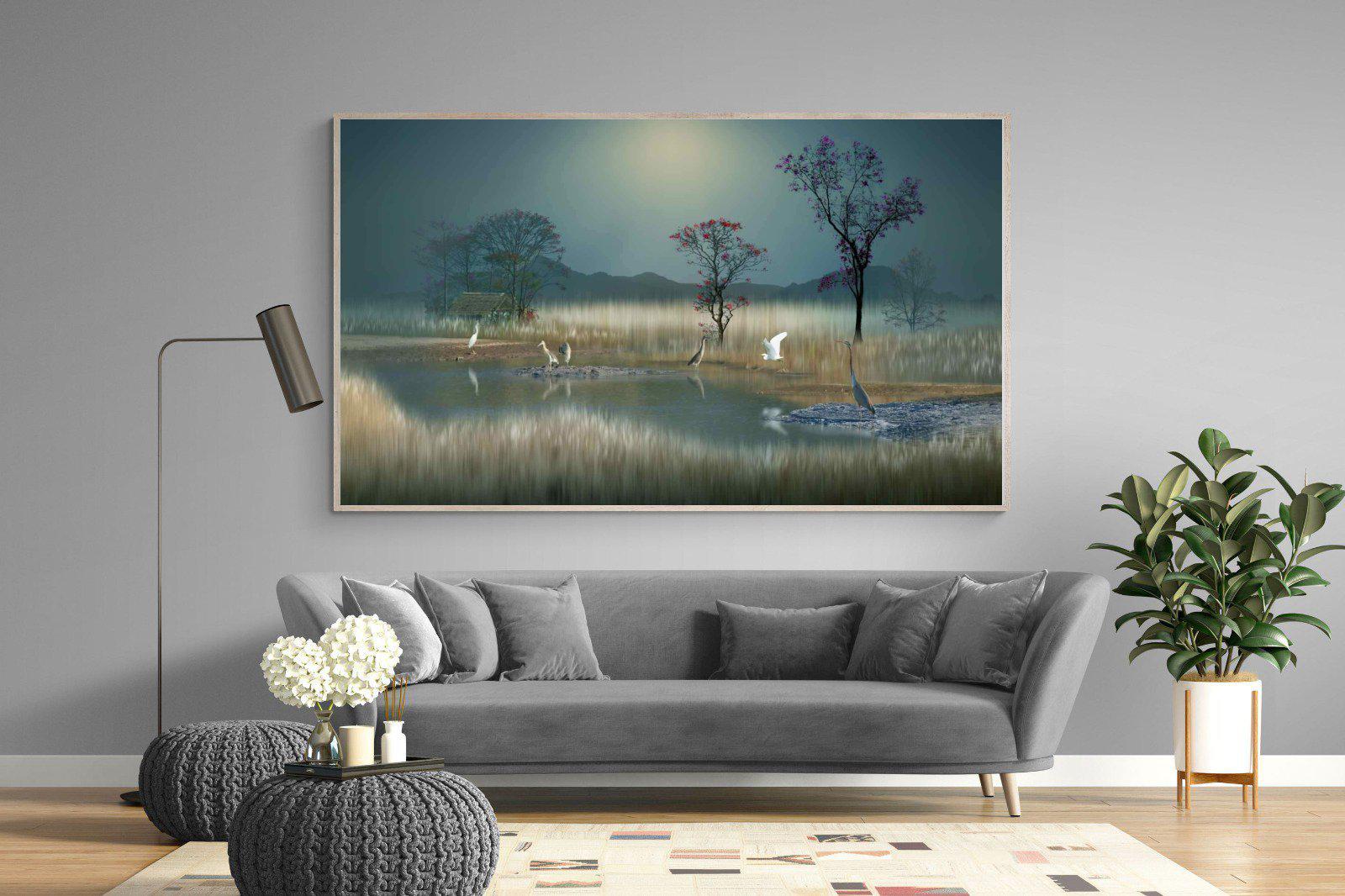 Hidden Calm-Wall_Art-220 x 130cm-Mounted Canvas-Wood-Pixalot