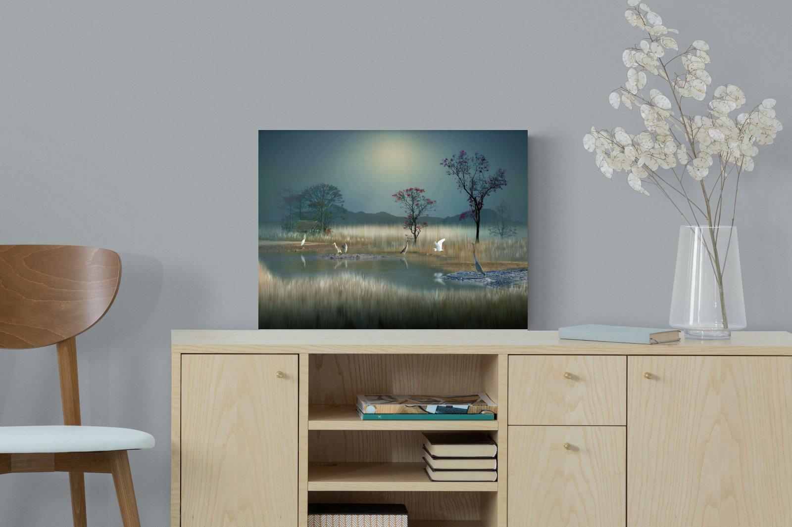 Hidden Calm-Wall_Art-60 x 45cm-Mounted Canvas-No Frame-Pixalot