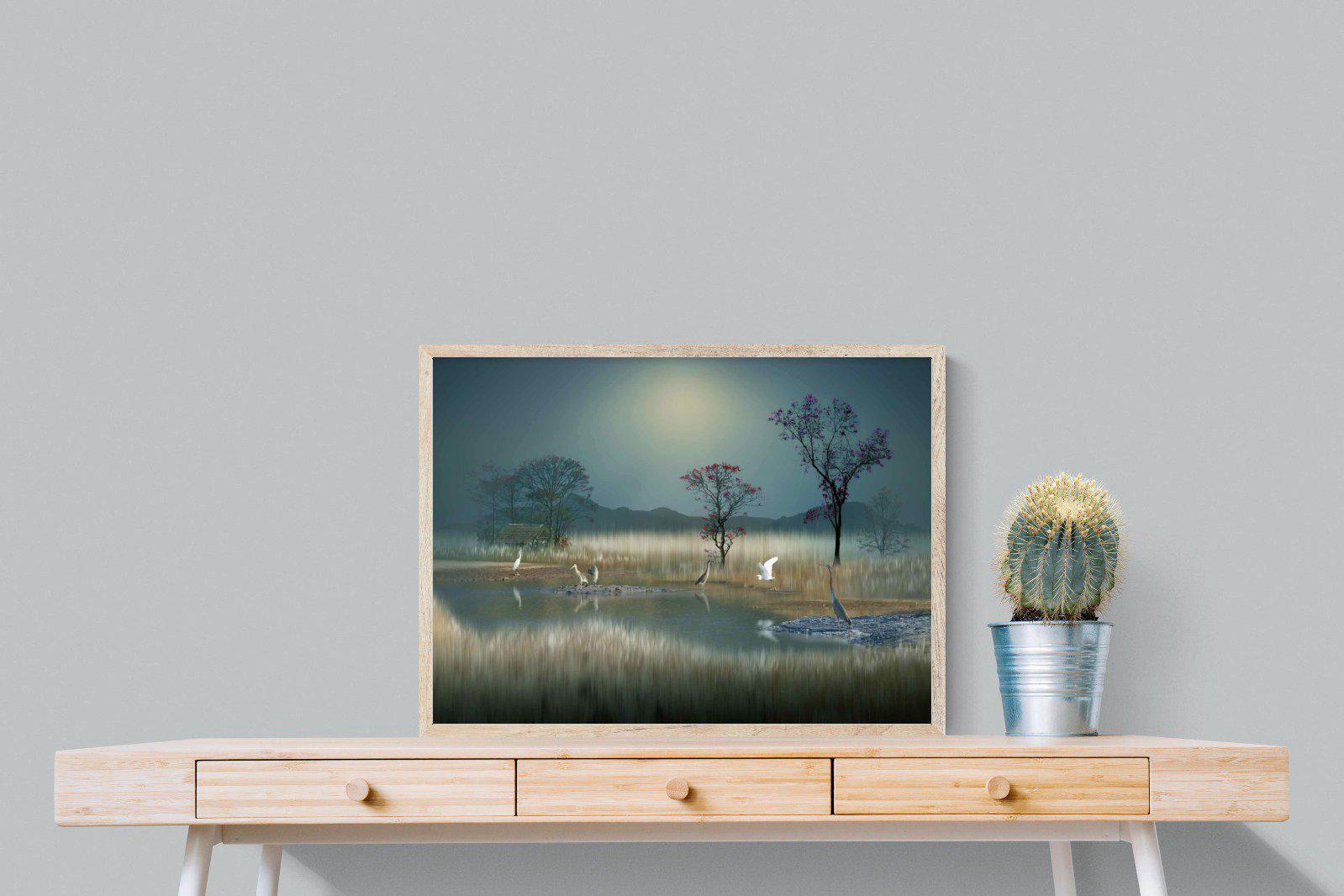 Hidden Calm-Wall_Art-80 x 60cm-Mounted Canvas-Wood-Pixalot