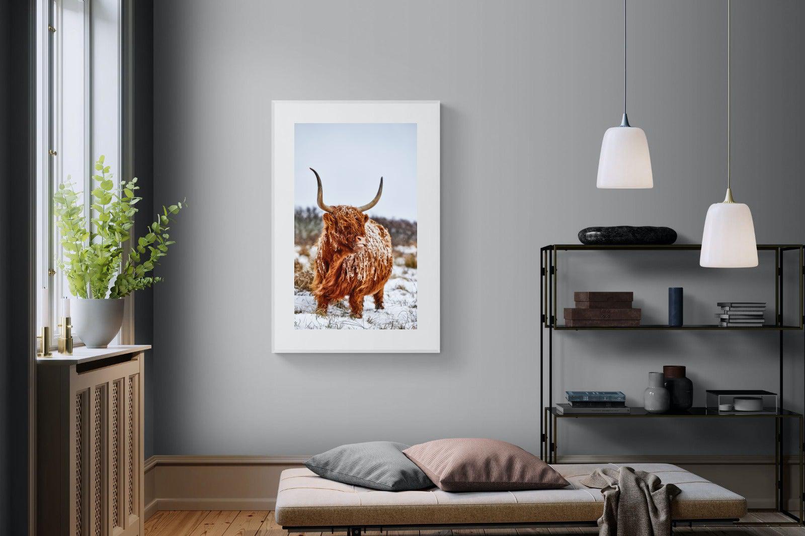 Highlander-Wall_Art-100 x 150cm-Framed Print-White-Pixalot