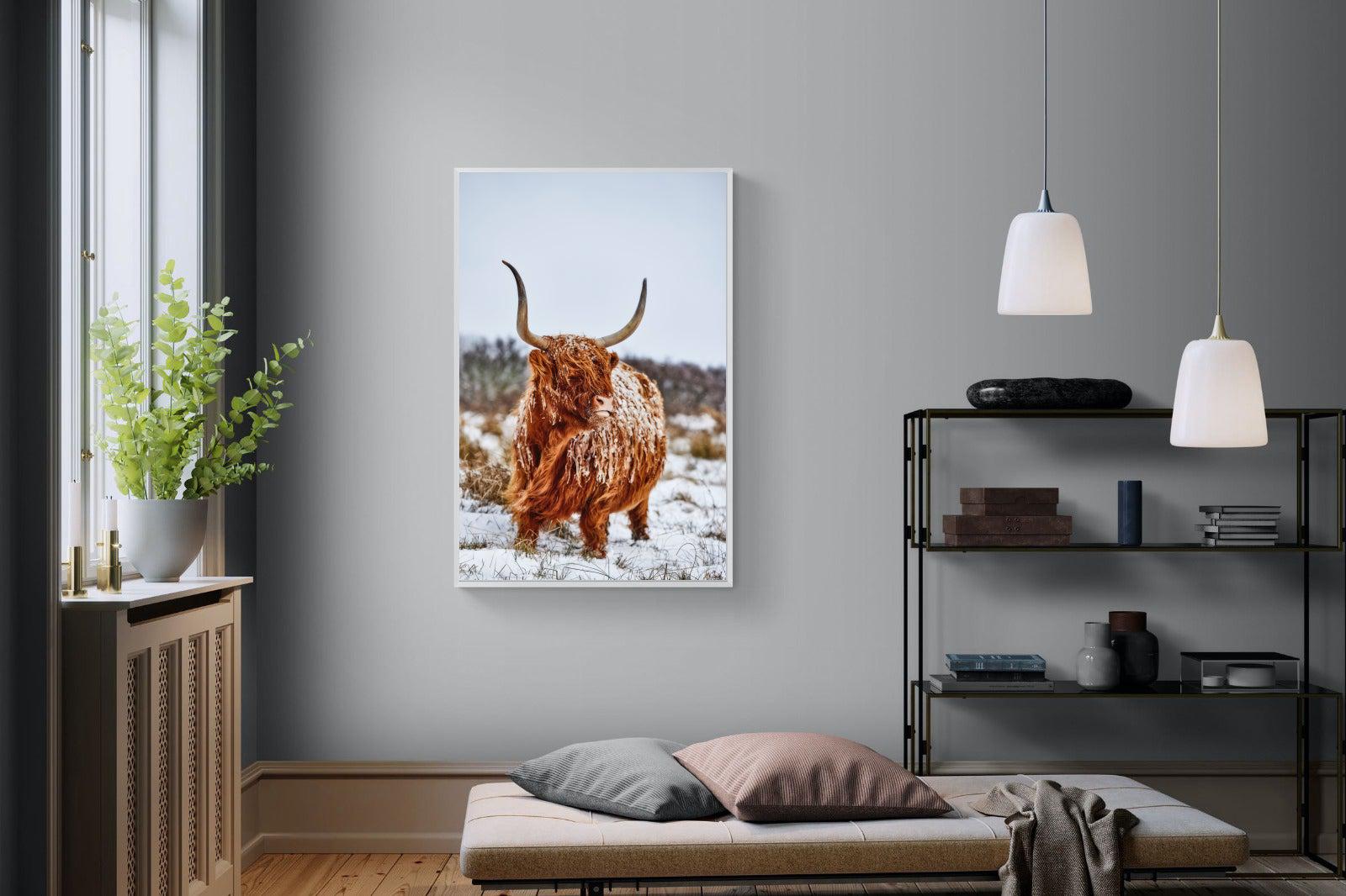 Highlander-Wall_Art-100 x 150cm-Mounted Canvas-White-Pixalot