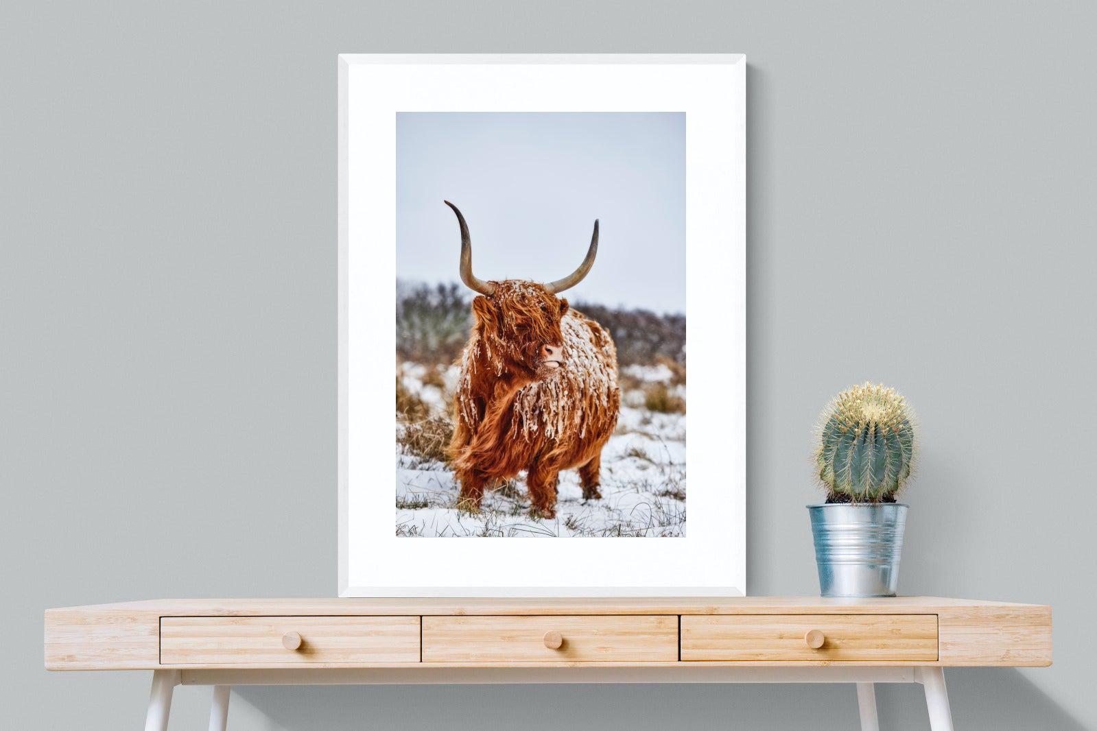 Highlander-Wall_Art-75 x 100cm-Framed Print-White-Pixalot