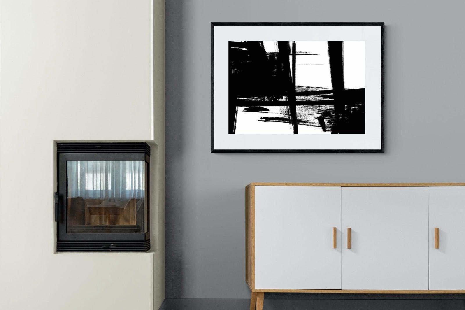Hijinks-Wall_Art-100 x 75cm-Framed Print-Black-Pixalot