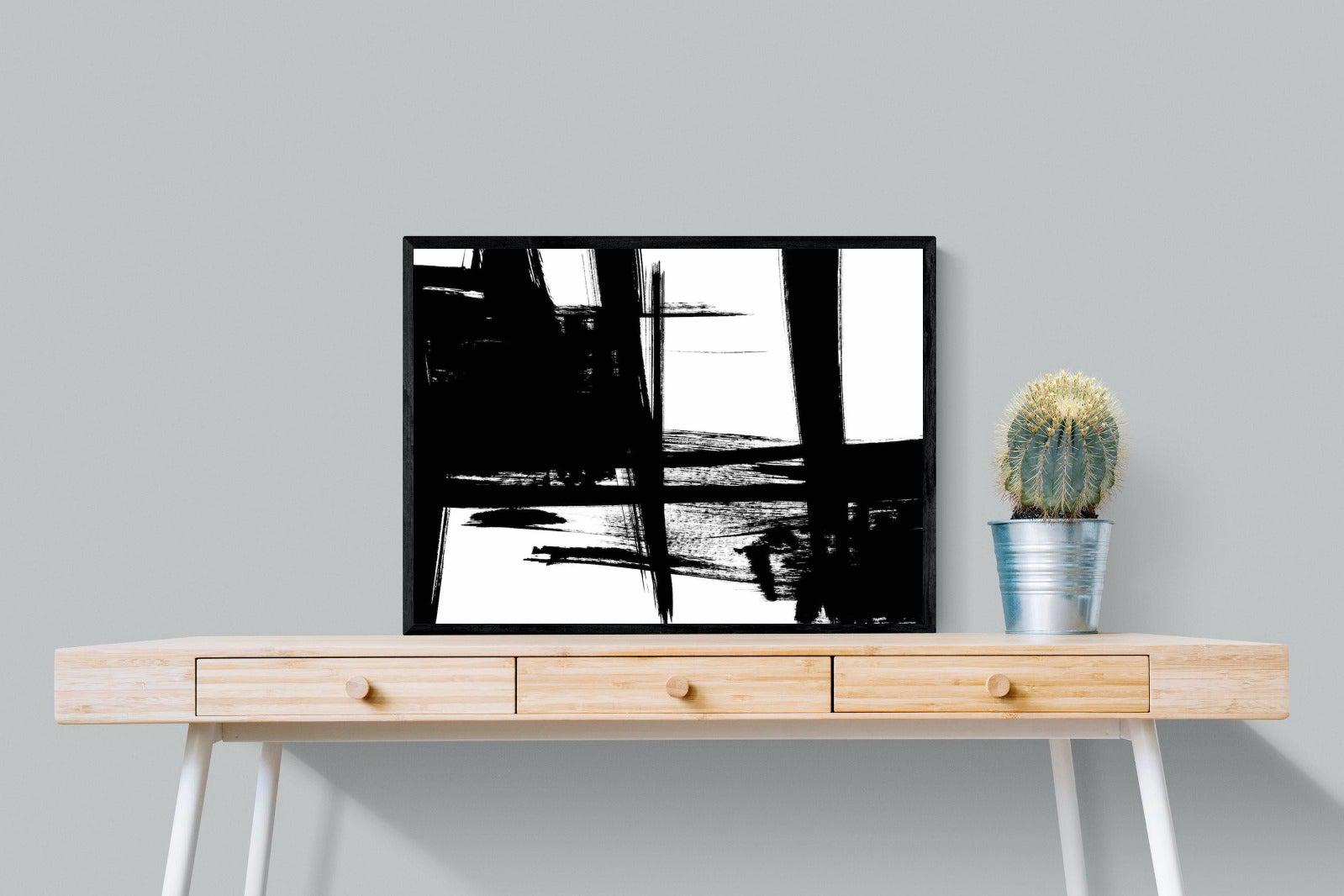 Hijinks-Wall_Art-80 x 60cm-Mounted Canvas-Black-Pixalot