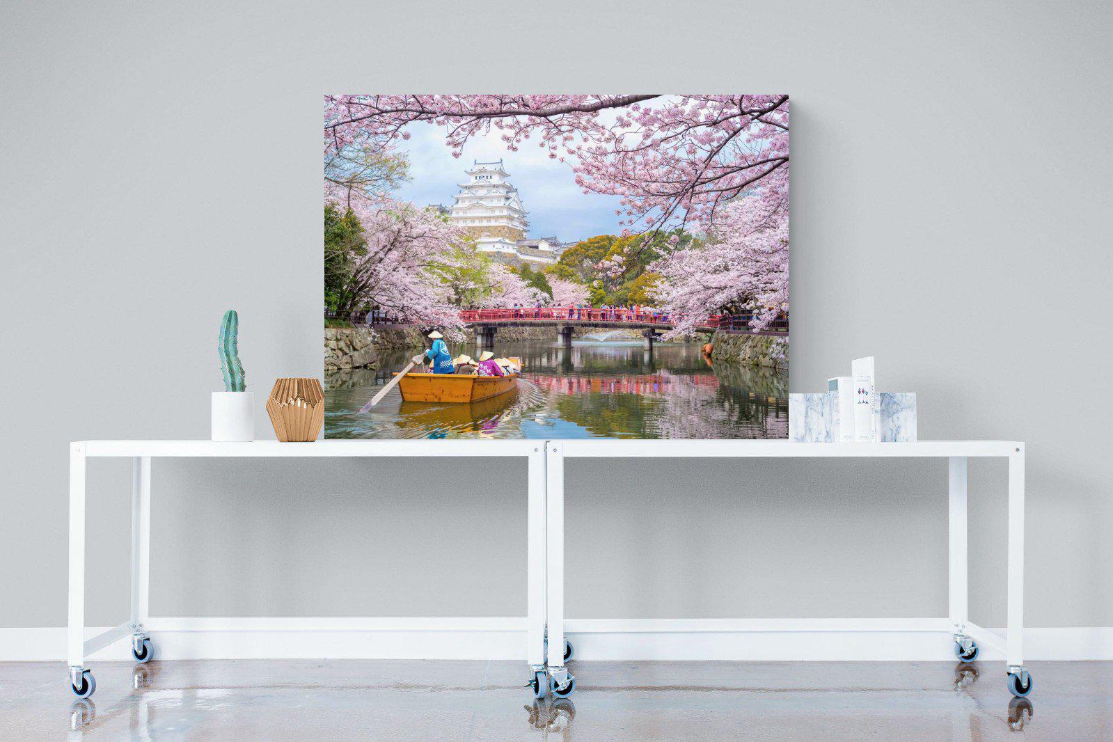Himeji Castle-Wall_Art-120 x 90cm-Mounted Canvas-No Frame-Pixalot