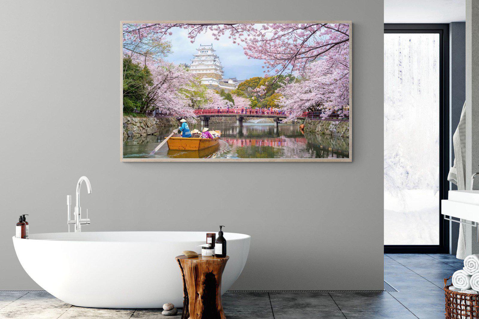 Himeji Castle-Wall_Art-180 x 110cm-Mounted Canvas-Wood-Pixalot
