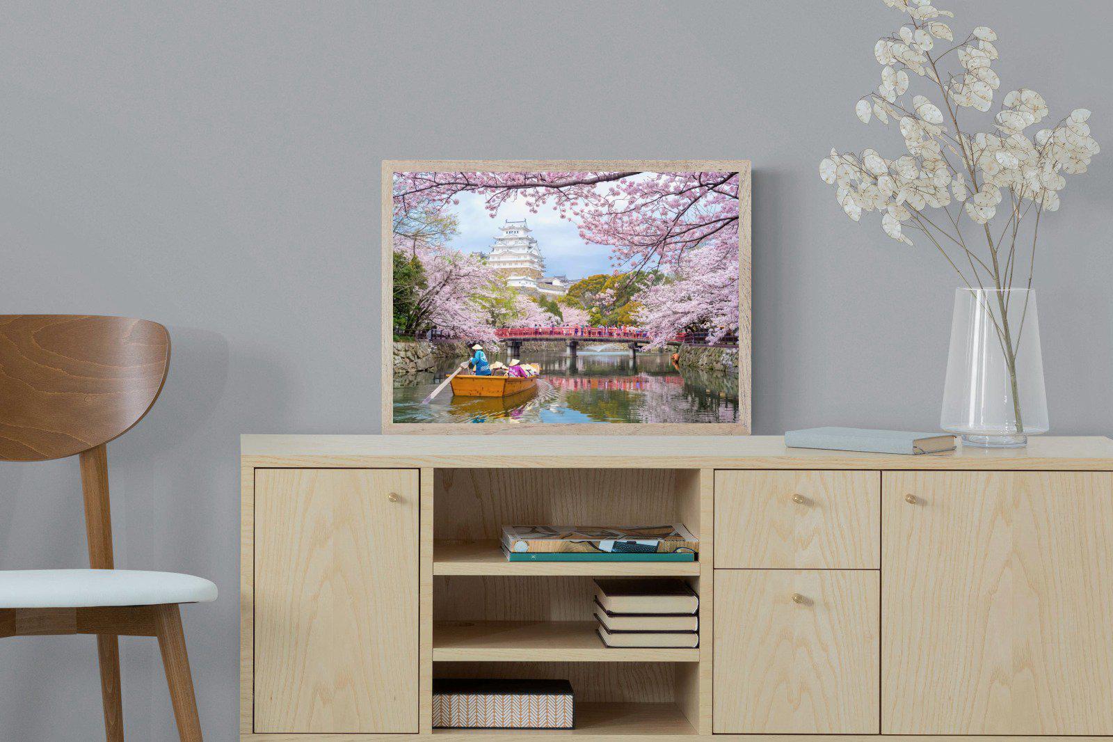 Himeji Castle-Wall_Art-60 x 45cm-Mounted Canvas-Wood-Pixalot