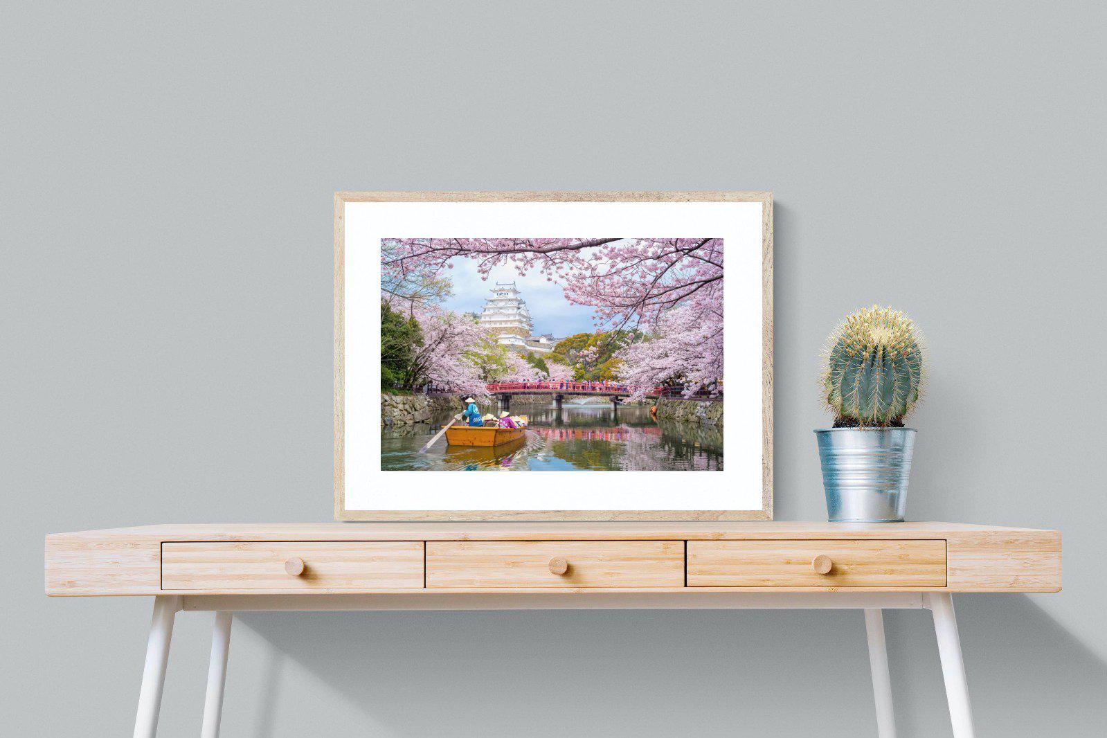 Himeji Castle-Wall_Art-80 x 60cm-Framed Print-Wood-Pixalot