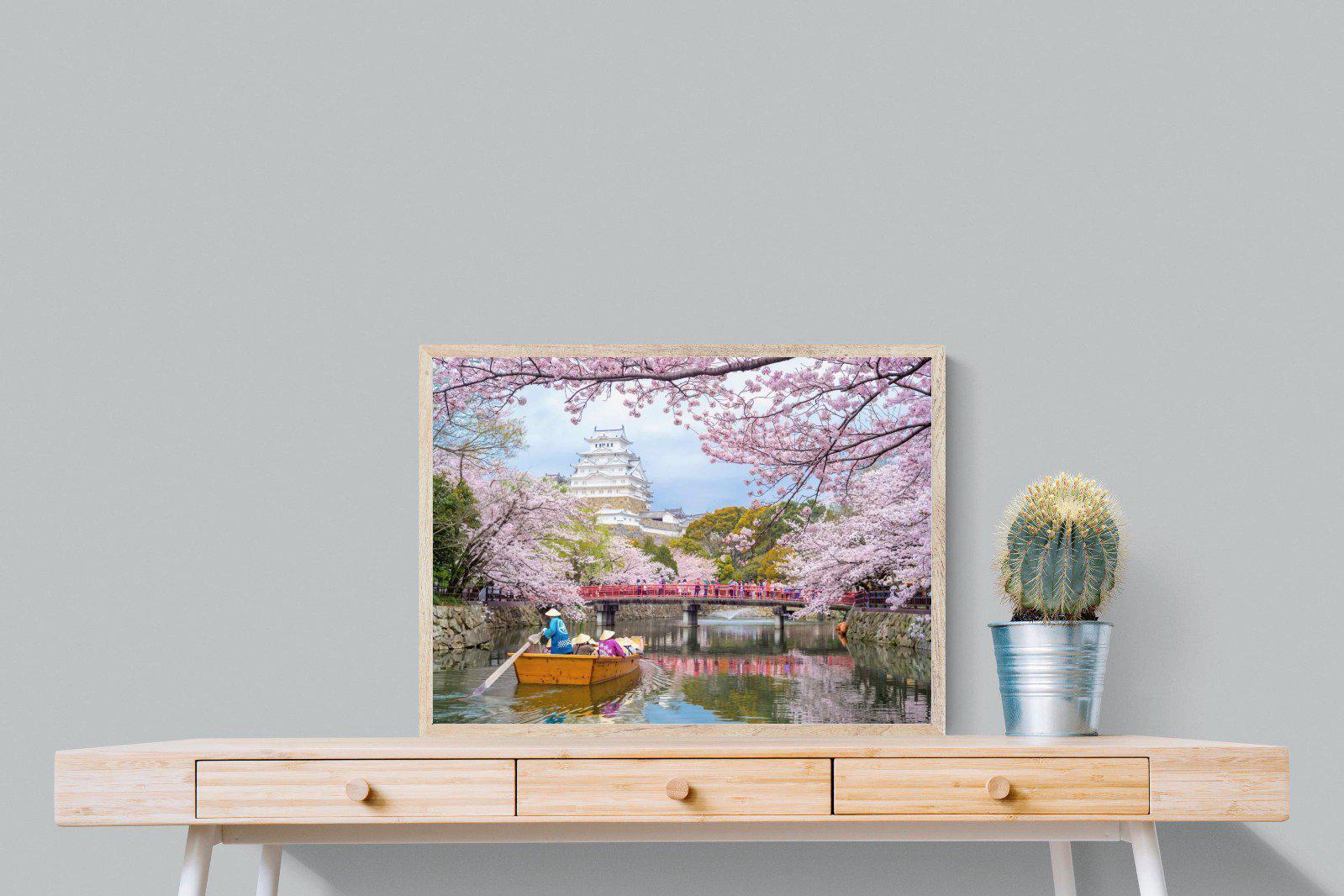 Himeji Castle-Wall_Art-80 x 60cm-Mounted Canvas-Wood-Pixalot