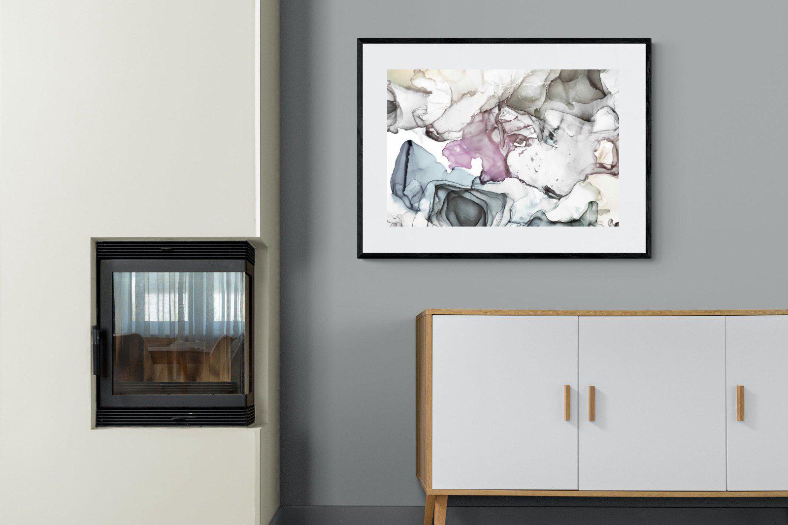 Hint-Wall_Art-100 x 75cm-Framed Print-Black-Pixalot