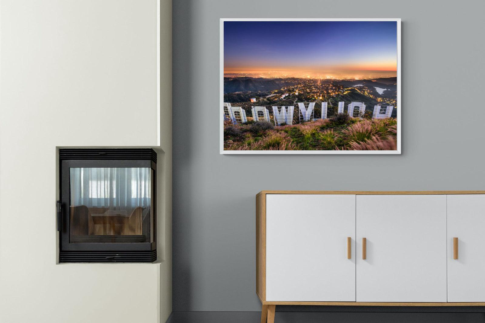 Hollywood-Wall_Art-100 x 75cm-Mounted Canvas-White-Pixalot