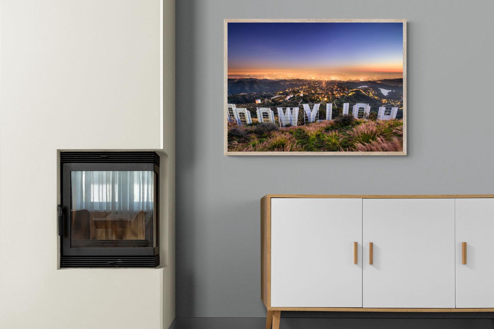 Hollywood-Wall_Art-100 x 75cm-Mounted Canvas-Wood-Pixalot