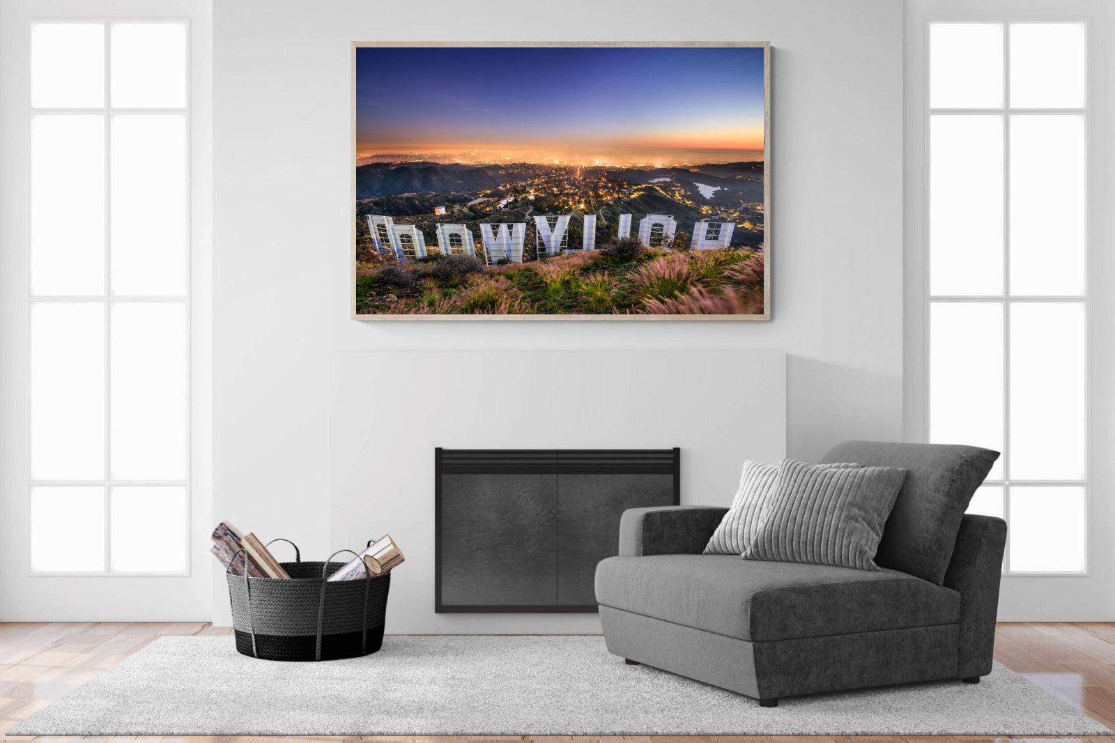 Hollywood-Wall_Art-150 x 100cm-Mounted Canvas-Wood-Pixalot