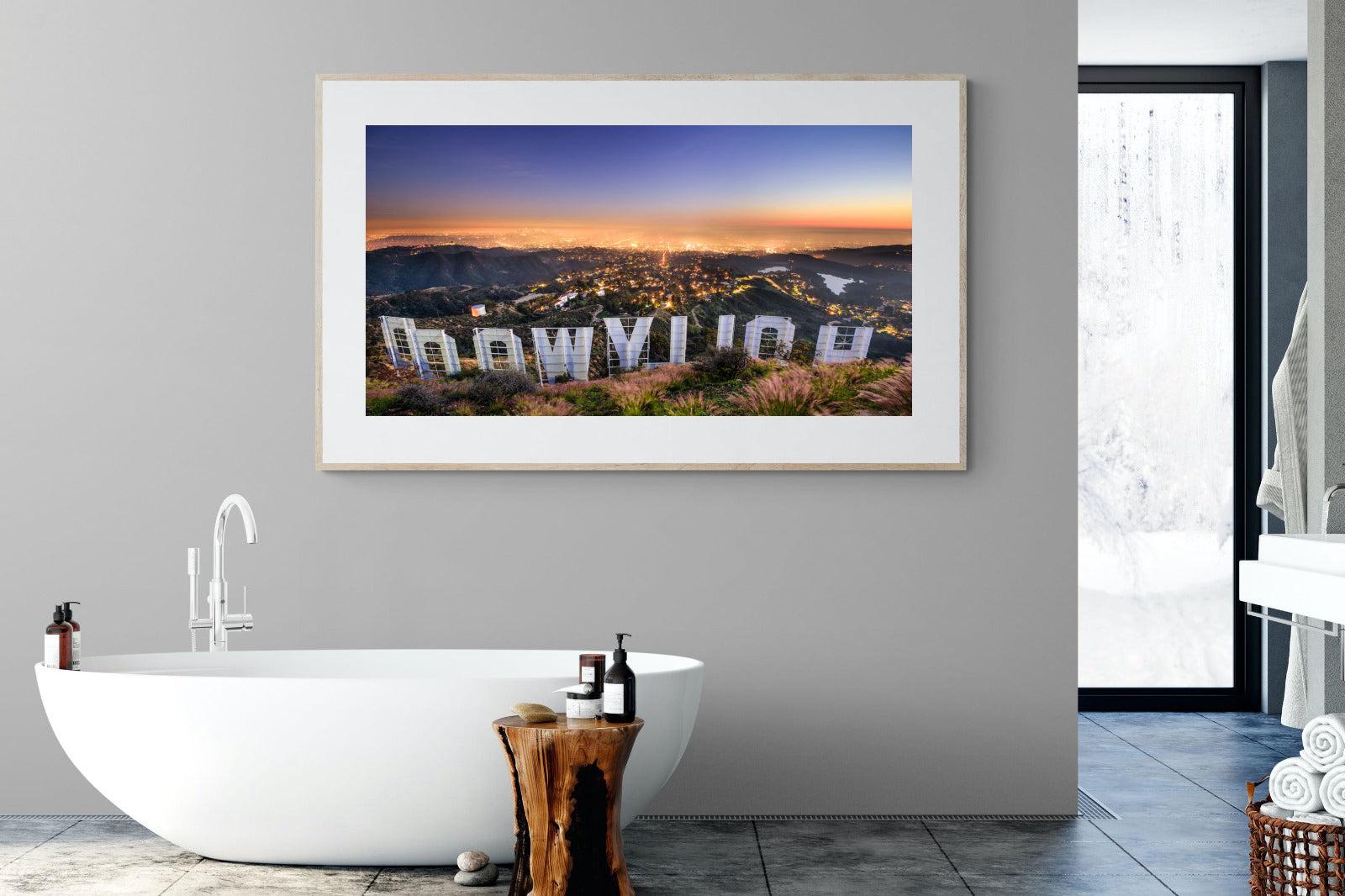 Hollywood-Wall_Art-180 x 110cm-Framed Print-Wood-Pixalot
