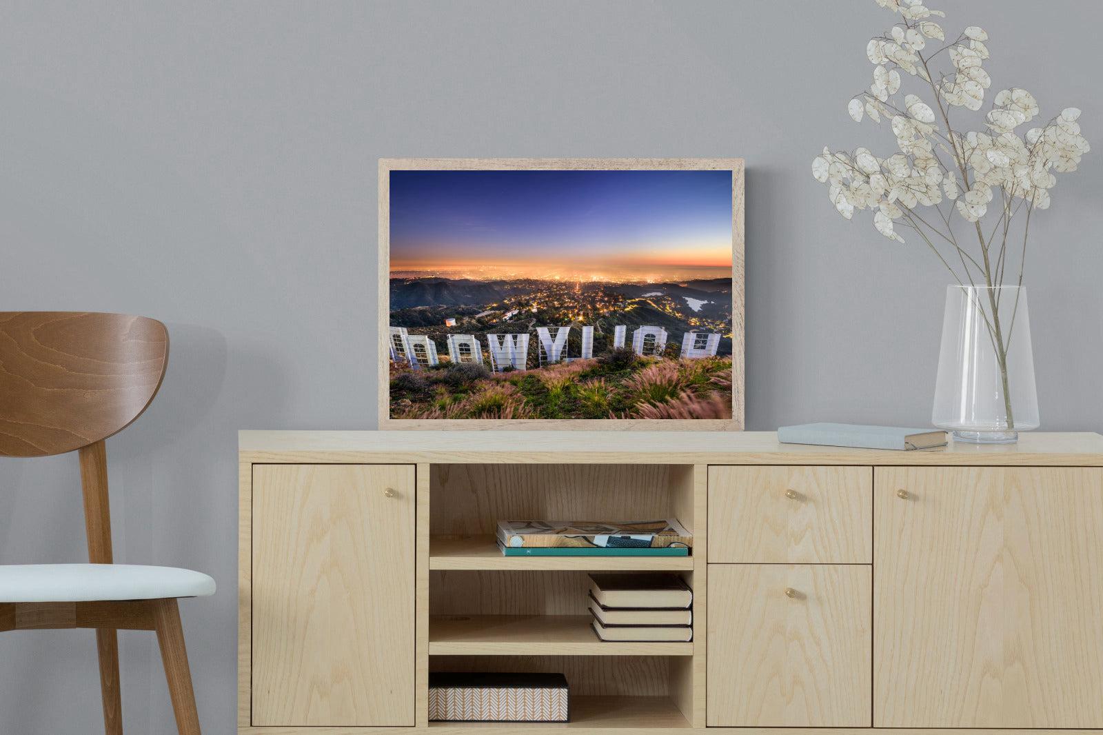 Hollywood-Wall_Art-60 x 45cm-Mounted Canvas-Wood-Pixalot