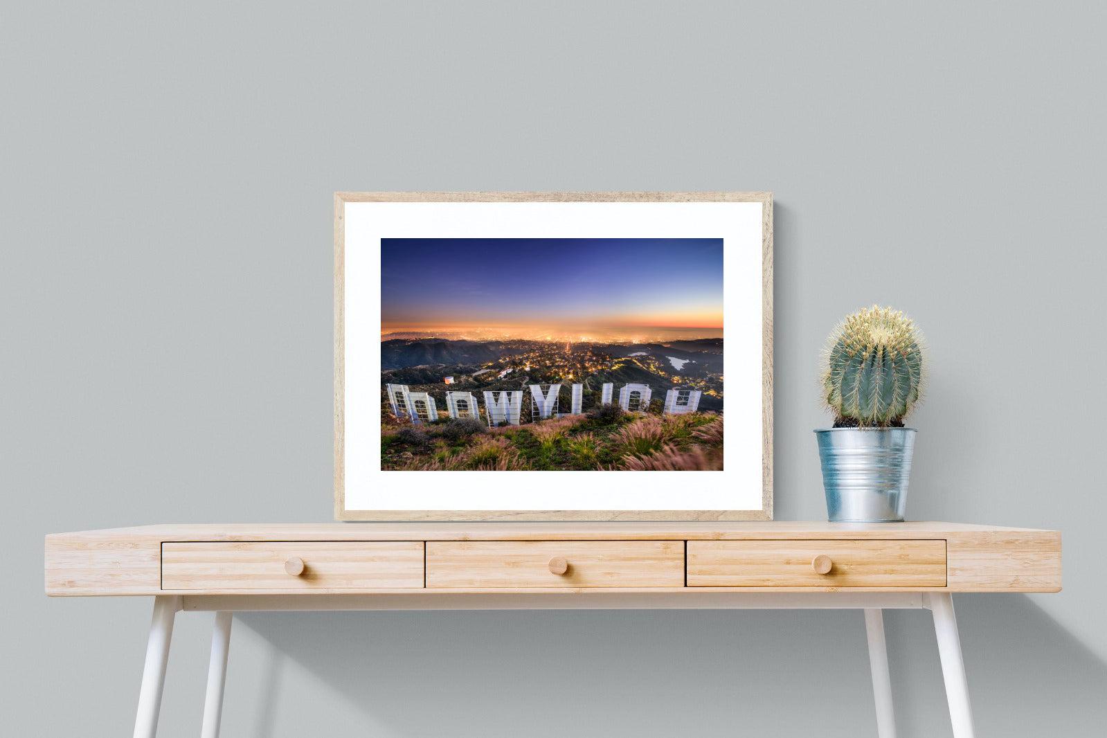 Hollywood-Wall_Art-80 x 60cm-Framed Print-Wood-Pixalot