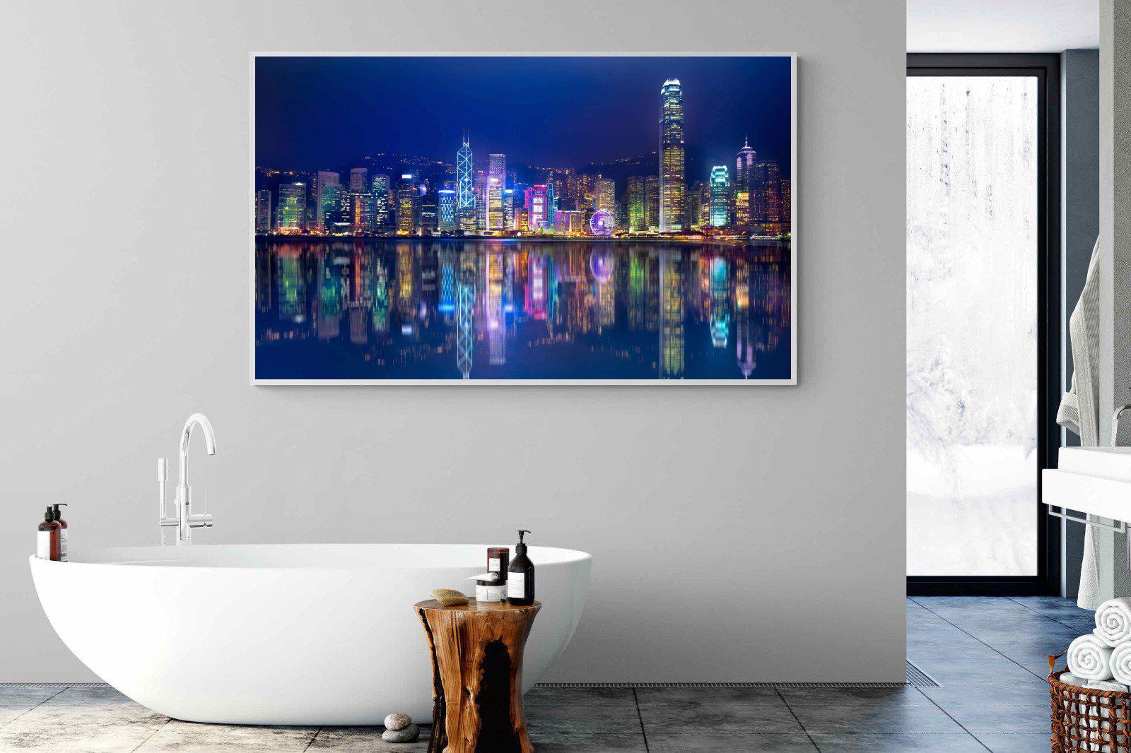 Hong Kong-Wall_Art-180 x 110cm-Mounted Canvas-White-Pixalot