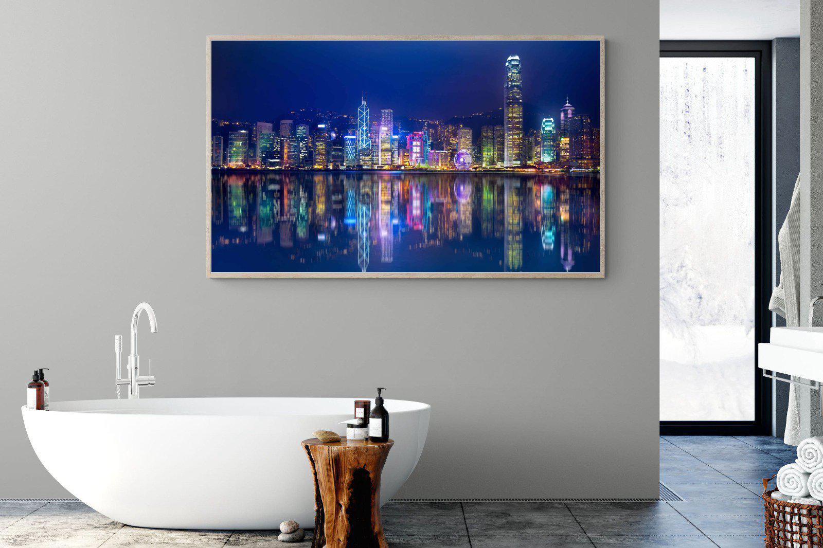 Hong Kong-Wall_Art-180 x 110cm-Mounted Canvas-Wood-Pixalot