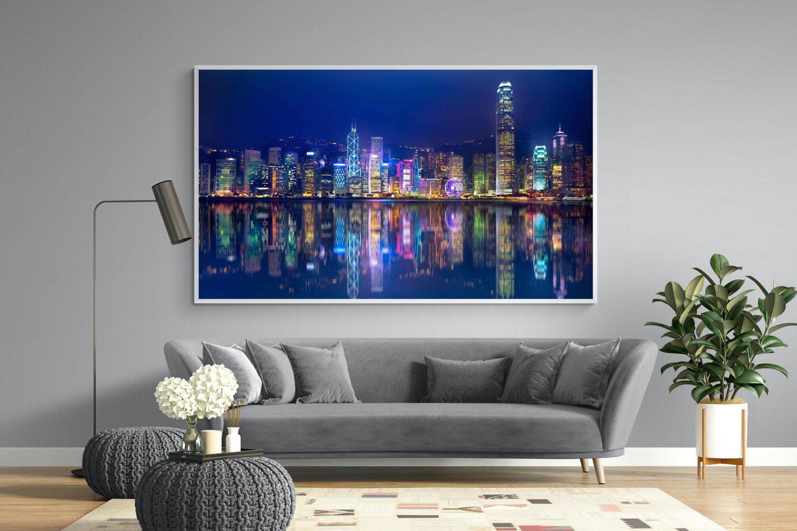 Hong Kong-Wall_Art-220 x 130cm-Mounted Canvas-White-Pixalot
