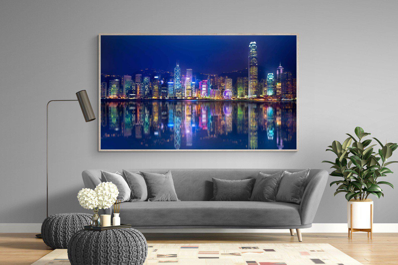 Hong Kong-Wall_Art-220 x 130cm-Mounted Canvas-Wood-Pixalot