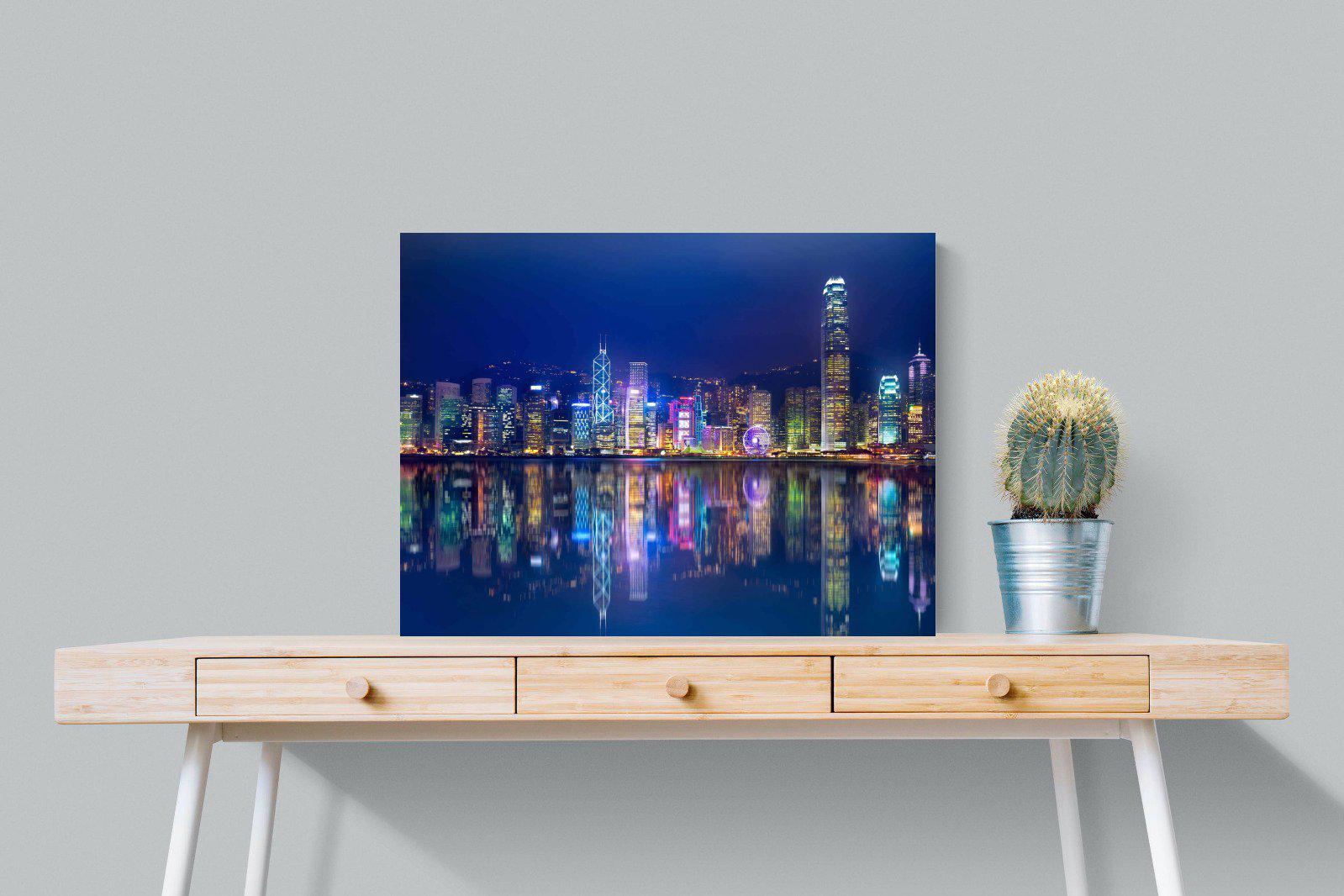 Hong Kong-Wall_Art-80 x 60cm-Mounted Canvas-No Frame-Pixalot