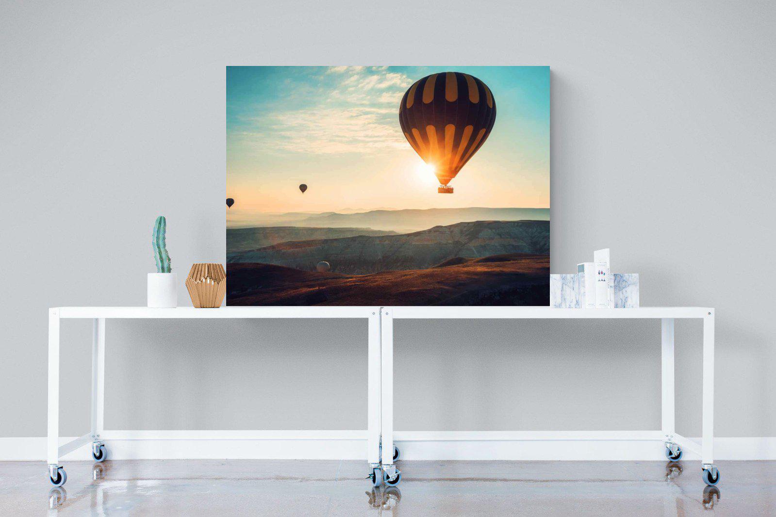Hot Air-Wall_Art-120 x 90cm-Mounted Canvas-No Frame-Pixalot